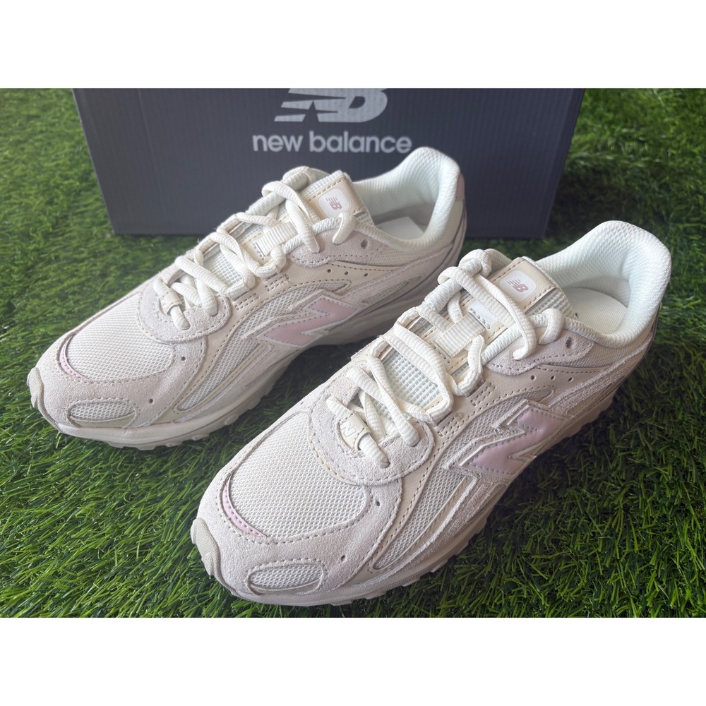 New Balance 204L White Pink Womens 6 Youth 4.5 Lifestyle Sneakers U204L5WW